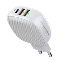 Мережевий зарядний пристрій LDNIO A3510Q Home Charger USB - Lightning cable 28.5W White